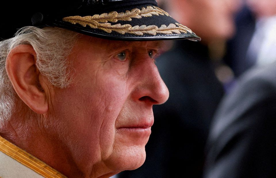 Britain's King Charles attends the state funeral and burial of Britain's Queen Elizabeth, in London, Britain, September 19, 2022. File Photo / Reuters

