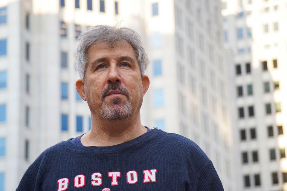Former Wall Street Journal reporter Jay Solomon poses for a photograph in front of a building in Bethesda, Maryland, US, on September 28, 2022. File Photo / Reuters
