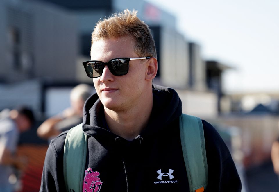 Haas' Mick Schumacher arrives ahead of the Dutch Grand Prix at Circuit Zandvoort, Zandvoort, Netherlands, on September 1, 2022.  File Photo / Reuters