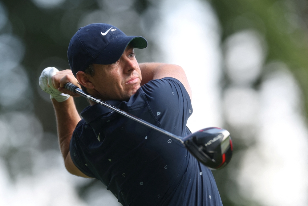 Northern Ireland's Rory McIlroy in action during the final round of the BMW PGA Championship at Wentworth Golf Club, Virginia Water, Britain, on September 11, 2022.  File Photo / Reuters
