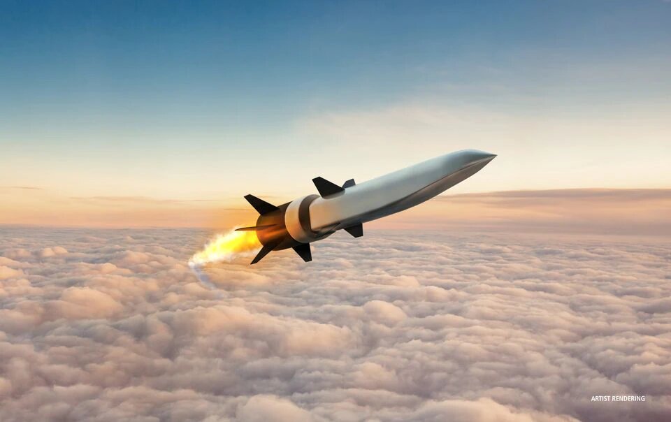Hypersonic Air-breathing Weapons Concept (HAWC) missile in seen in an artist's conception. Raytheon Missiles & Defense/Handout via REUTERS.