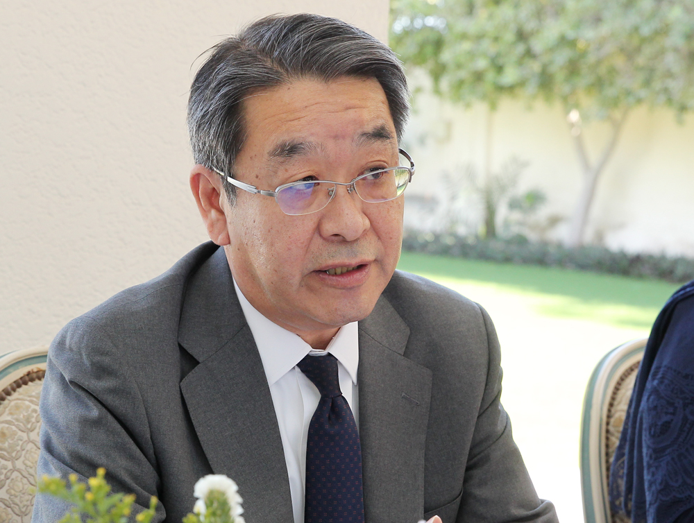File photo of Ambassador of Japan to Qatar, H E Satoshi Maeda