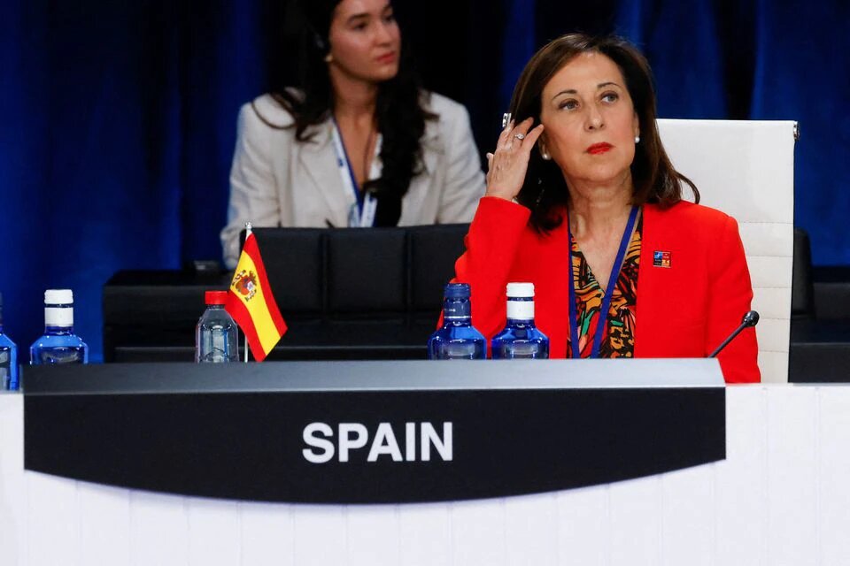 Spanish Defence Minister Margarita Robles attends a roundtable discussion of Women Foreign and Defence Ministers from Allied countries, during a NATO summit in Madrid, Spain, on June 29, 2022. File Photo / Reuters