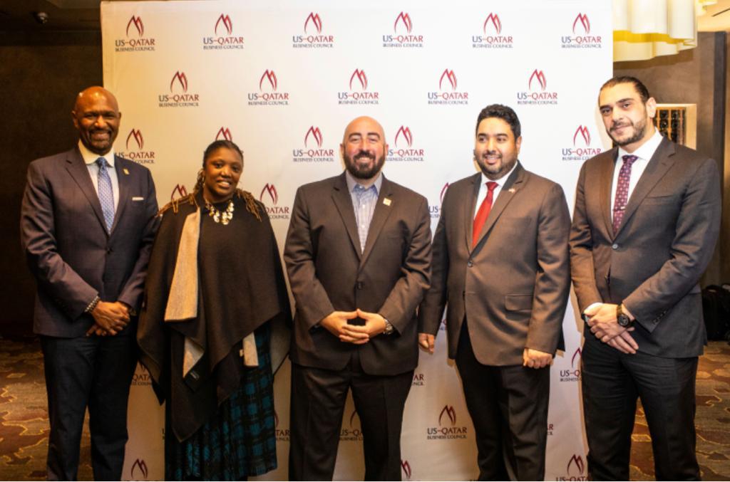 Officials pose for a group photo during the event.