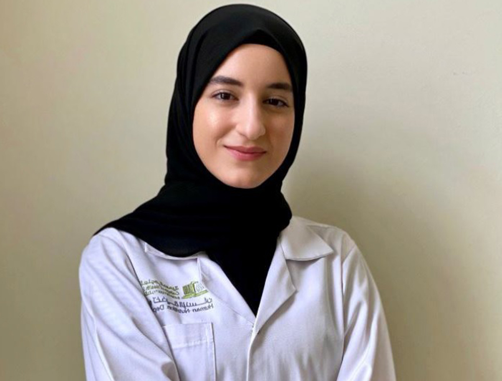 Layan Sukik, the first author of the study and current master’s student at QU-CHS.