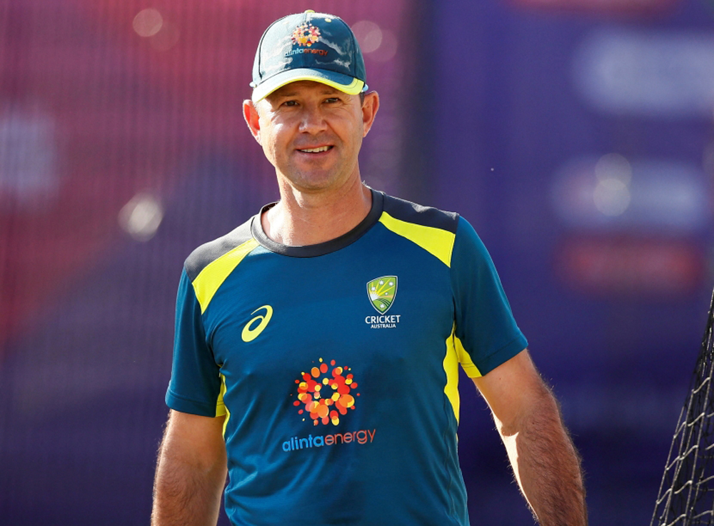 July 5, 2019 Australia assistant coach Ricky Ponting during nets Action Images via Reuters/Jason Cairnduff/File Photo