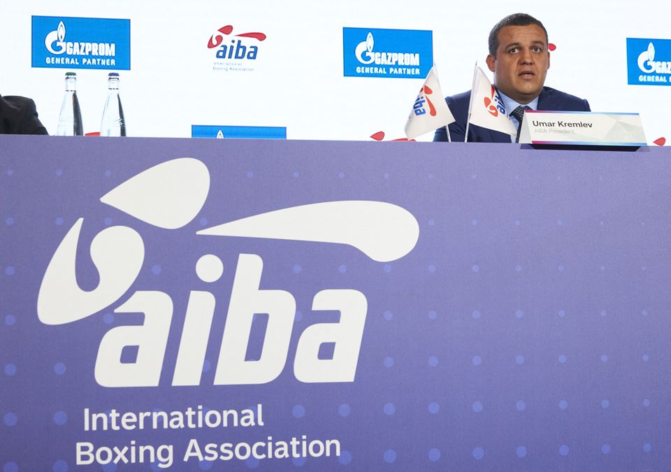 International Boxing Association (AIBA) President Umar Kremlev attends a news conference ahead of the Tokyo 2020 Olympic Games in Lausanne, Switzerland, on June 28, 2021. File Photo / Reuters