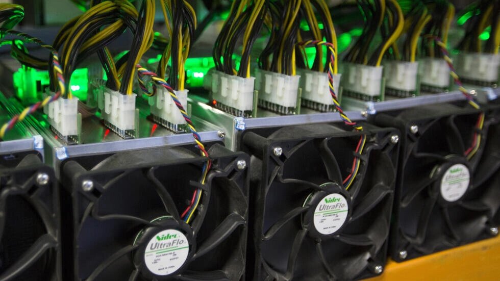 Cryptocurrency mining operations require lots of electricity. © Lars Hagberg / AFP/File
