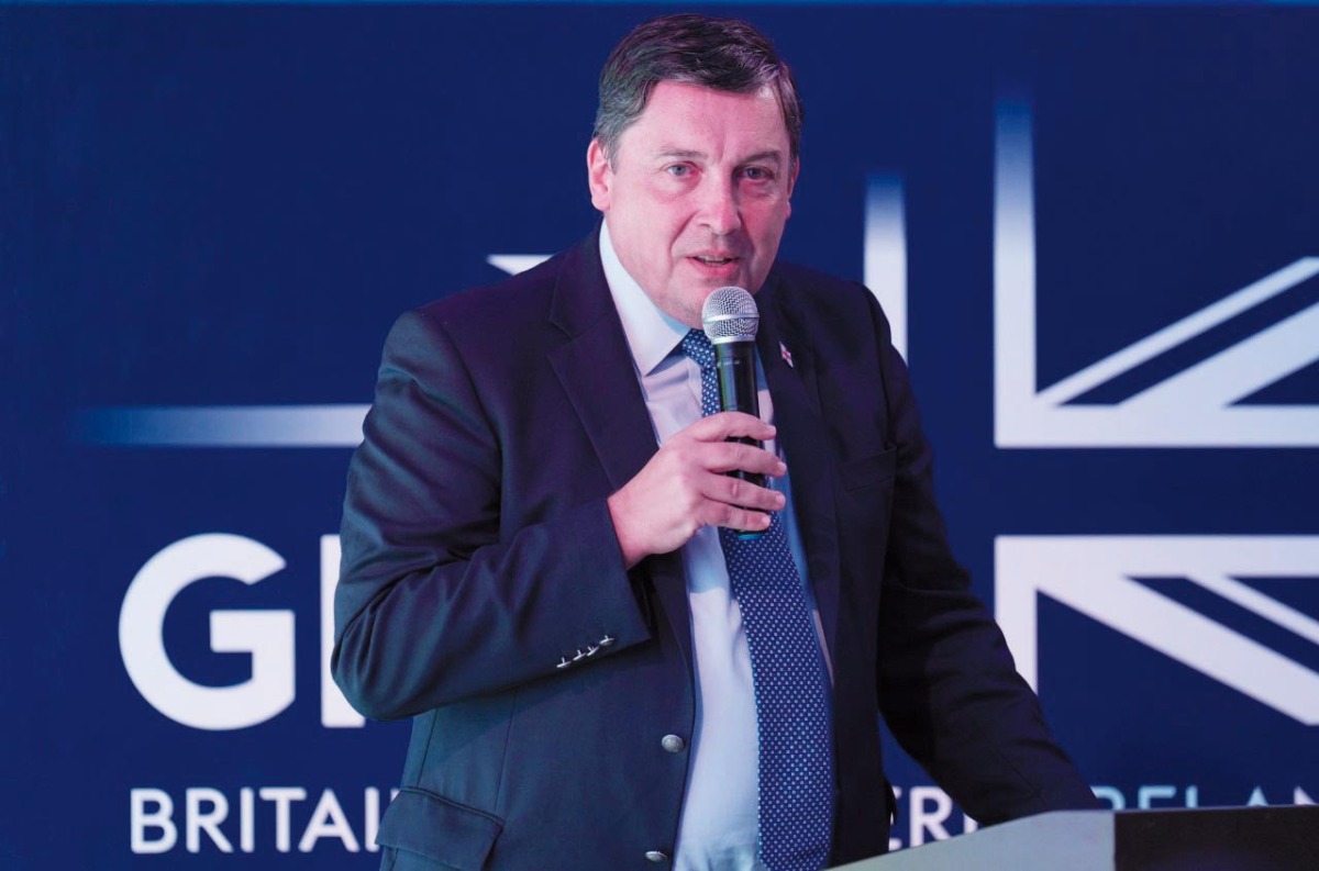 British Ambassador H E Jon Wilks. 
