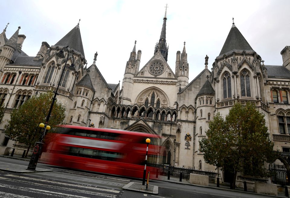 A general view of the Royal Courts of Justice, more commonly known as the High Court, on November 2, 2020. File Photo / Reuters