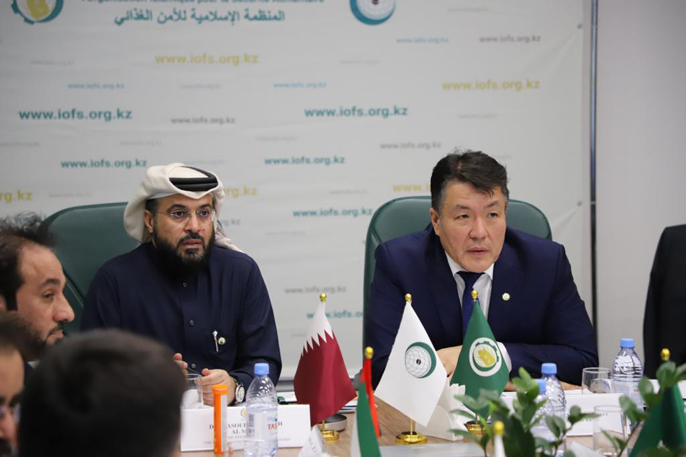 Dr. Masoud Jarallah Al Marri, Director of the Food Security Department, chairing Executive Council of the Islamic Organization for Food Security meeting in Astana, Kazakhstan. 