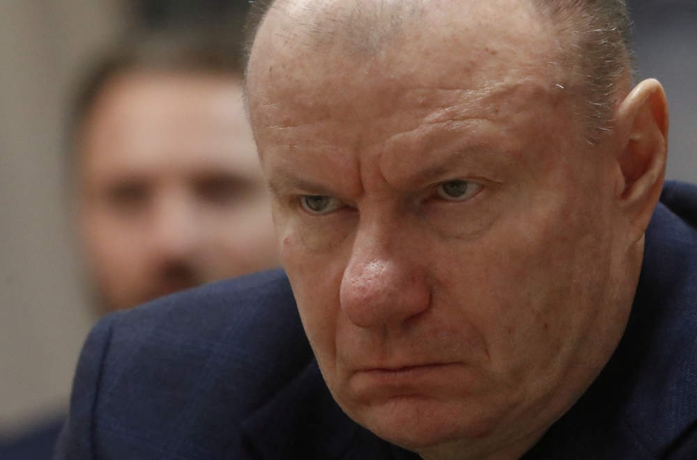Vladimir Potanin, co-owner of Norilsk Nickel, attends an agreement signing ceremony with the Krasnoyarsk region's government, in Moscow, Russia, on December 12, 2017. File Photo / Reuters