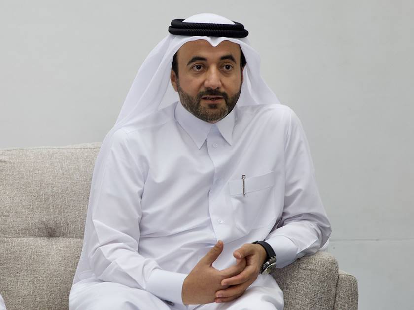 CEO of Qatar Media Corporation (QMC) H E Sheikh Abdulaziz bin Thani bin Khalid Al Thani.