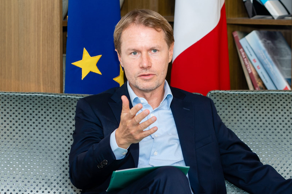Ambassador of France H E Jean-Baptiste Faivre