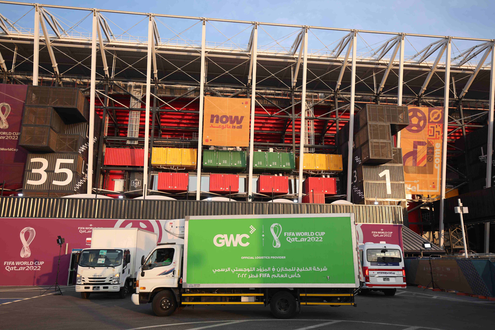 GWC handled more than 15 million cans of beverage, 1.8 million pieces of equipment, 117,900 pieces of furniture, 20,400 traffic and safety assets, 34,700 office supplies and 20,000 spectator and traffic barriers.