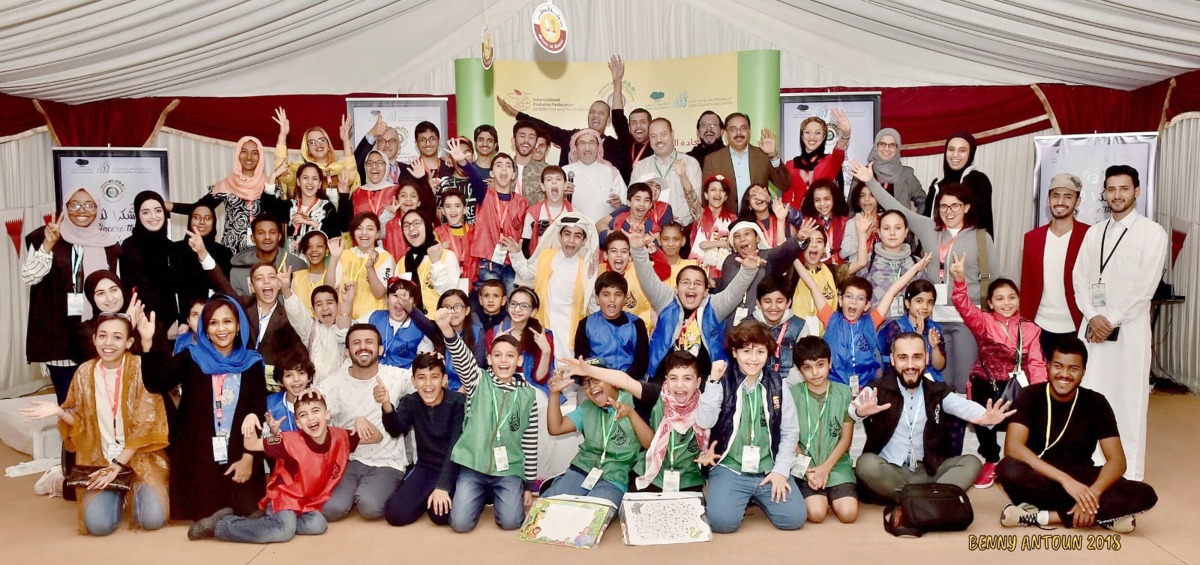 Participants during the camp. 
