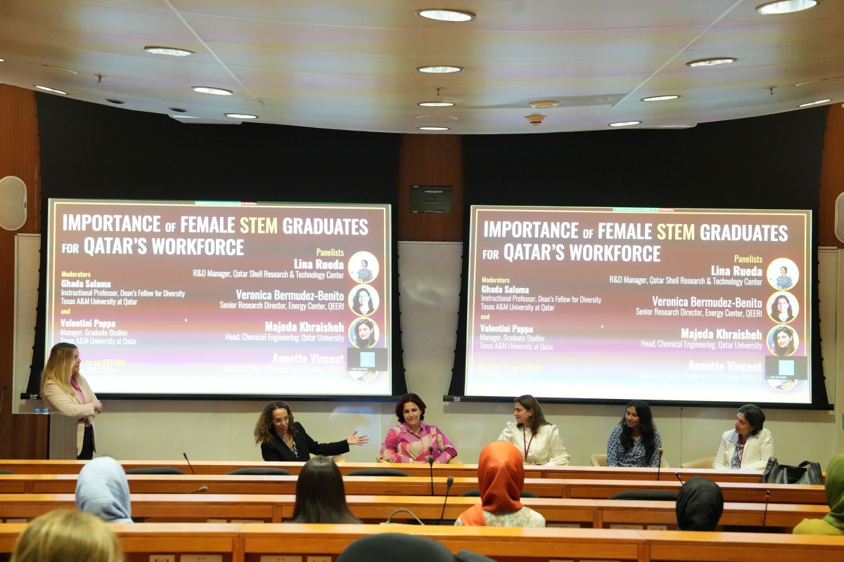 The panel discussion organised by Texas A&M University at Qatar.