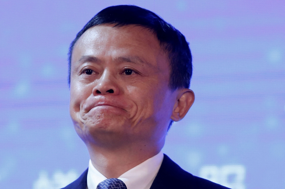Founder and Executive Chairman of Alibaba Group Jack Ma attends the Ant Financial event in Hong Kong, China November 1, 2016. REUTERS/Bobby Yip/File Photo