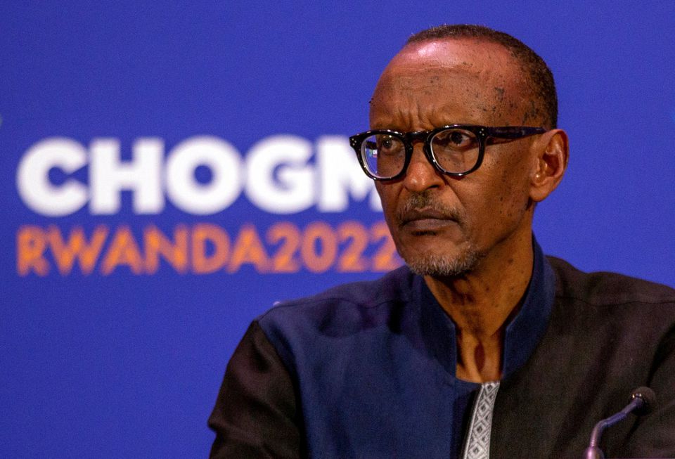 Rwandan President Paul Kagame attends a news conference concluding the Commonwealth Heads of Government Meeting (CHOGM) in Kigali, Rwanda on June 25, 2022. File Photo / Reuters
