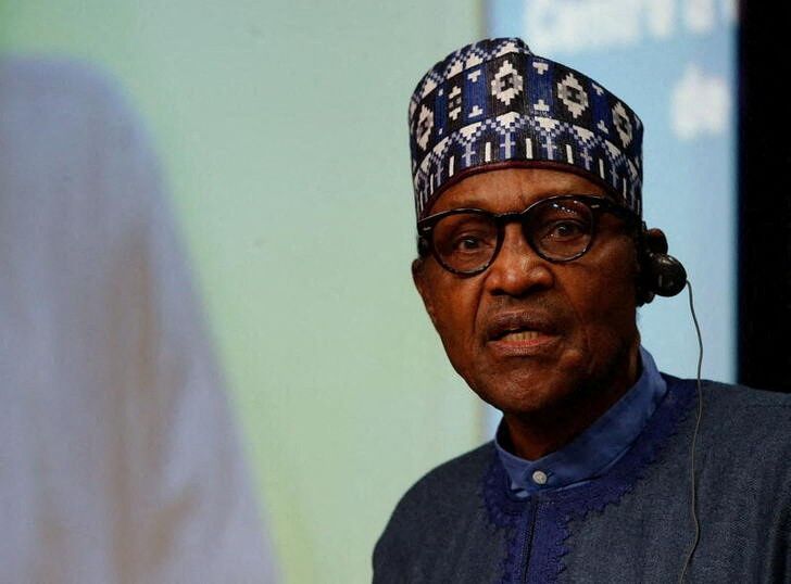 Nigeria's President Muhammadu Buhari during a European Union - African Union summit, in Brussels, Belgium on February 18, 2022.  File Photo / Reuters
