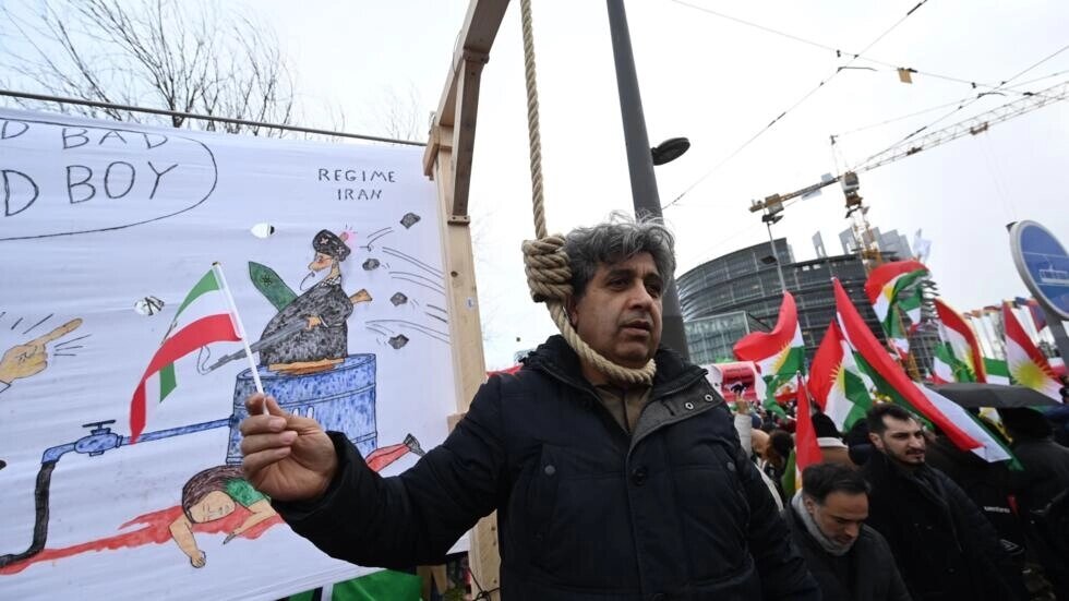 Police said some 12,000 people took part in the demonstration which marched towards the parliament where a monthly plenary session was being held. (Frederick FLORIN / AFP)
