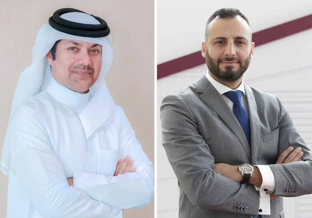 From left: Muhammad Ali Al Mohannadi and Rawad Sleem