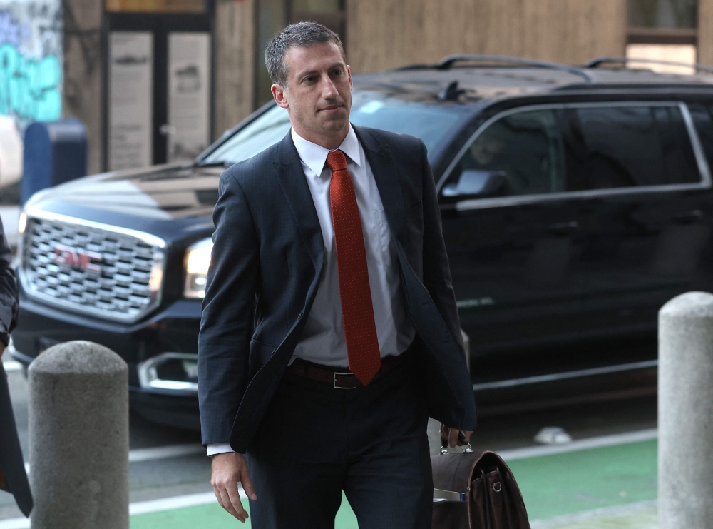 Alex Spiro, attorney for Elon Musk, arrives for the Elon Musk shareholder lawsuit trial at the Phillip Burton Federal Building on January 18, 2023 in San Francisco, California. Justin Sullivan/Getty Images/AFP
