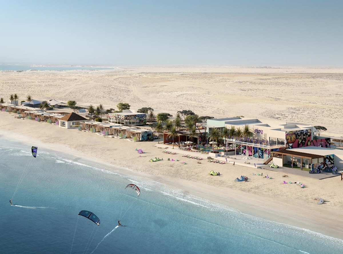 Pic: Fuwairit Kite Beach picture from Visit Qatar website  