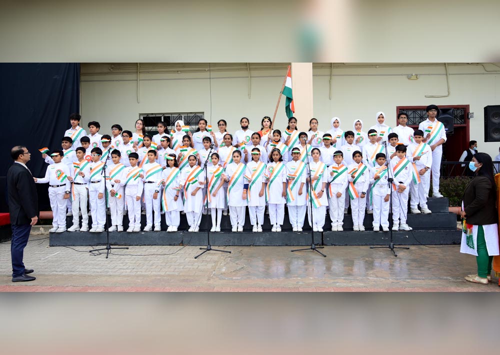 Students during the celebration. 