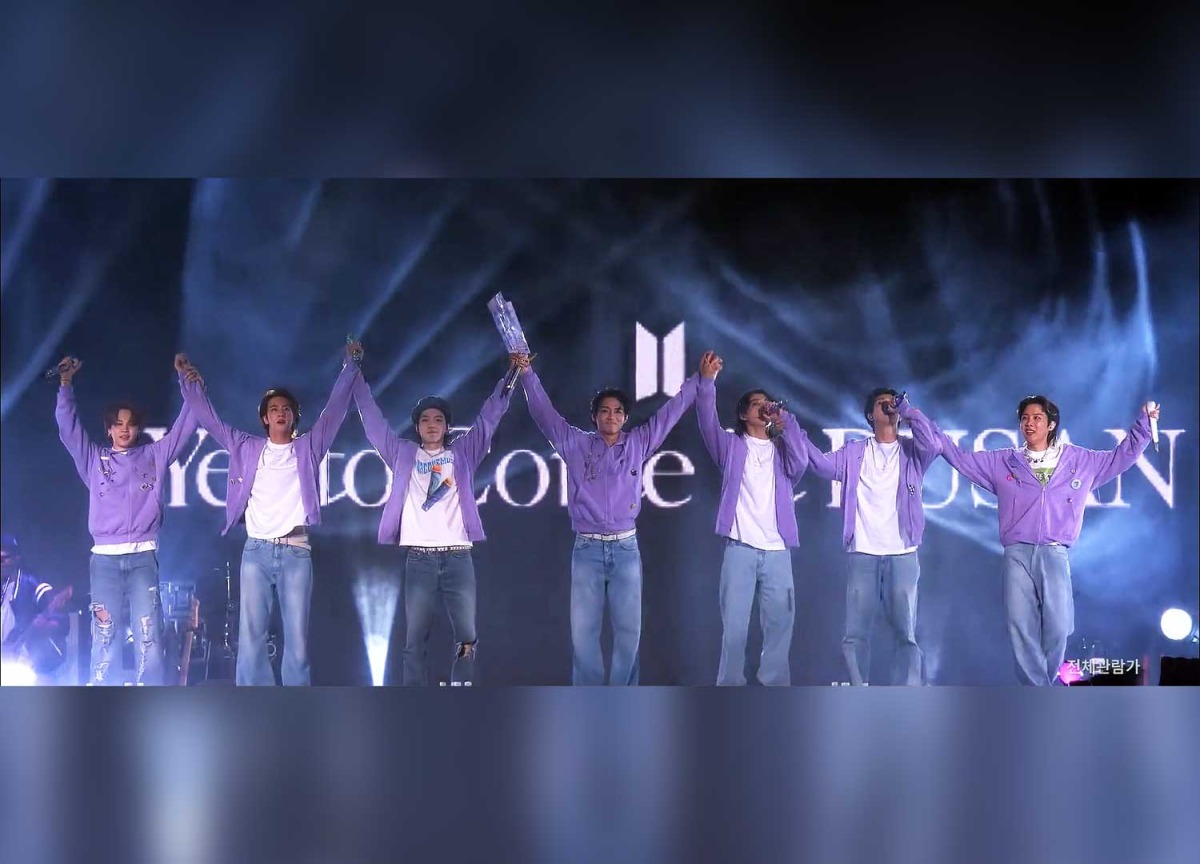 A screengrab from the official trailer of 'BTS: Yet to Come'.