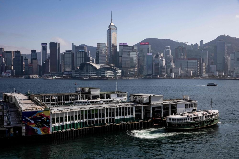 General view of the Hong Kong skyline. AFP file photo.