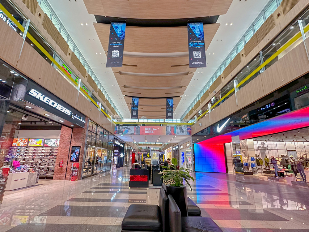 An inside view of Doha Festival City. 