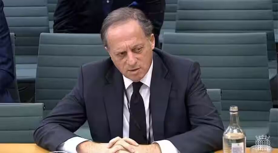File photo of BBC chairman Richard Sharp. (AFP)

