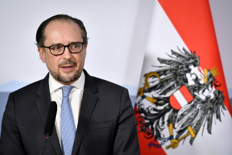 Austria's Foreign Minister Alexander Schallenberg.  AFP 