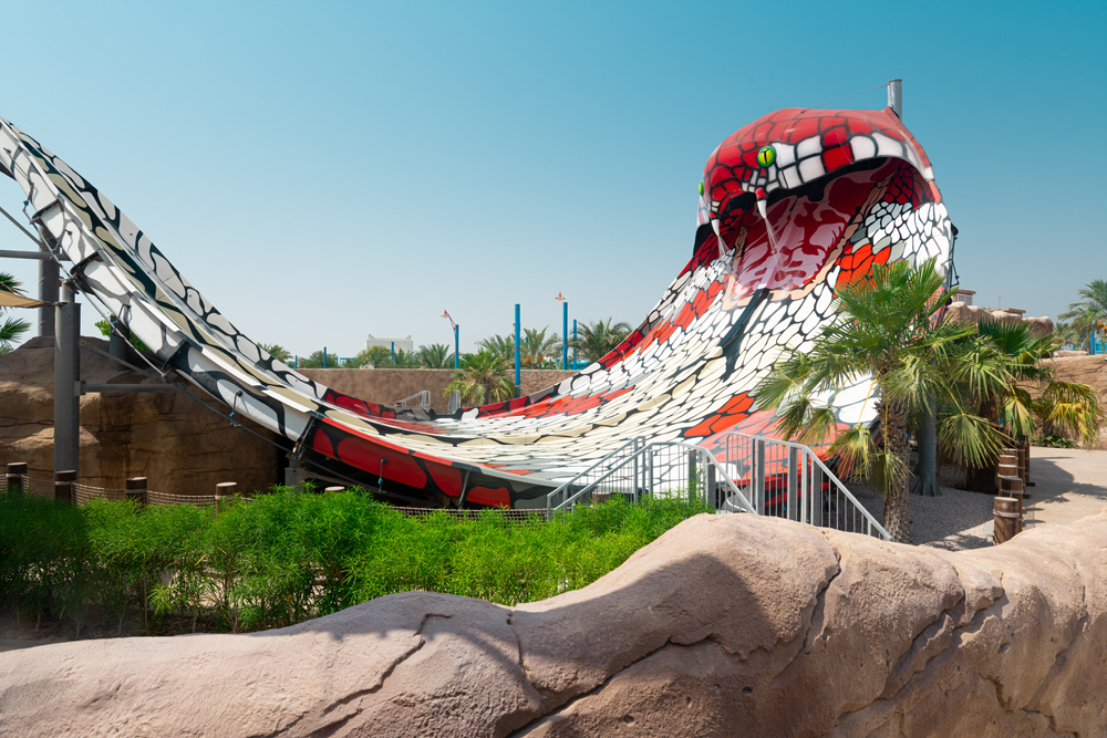 King Kobra: Desert Falls Water & Adventure Park, Abu Samra.