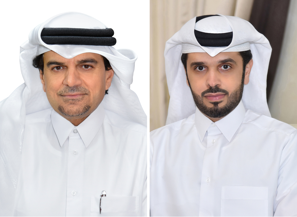 From left: QIIB’s CEO, Dr. Abdulbasit Ahmed Al Shaibei and QIIB’s Chief of Corporate Sector, Omar Abdulaziz Al Meer