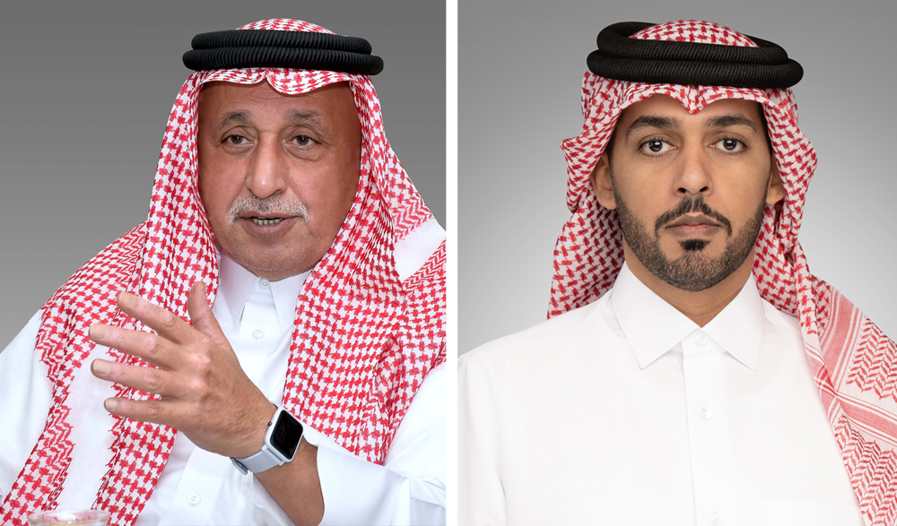 From left: Chairman and Managing Director of QIC Group Khalifa Abdulla Turki Al Subaey, and QIC Group CEO Salem Al Mannai