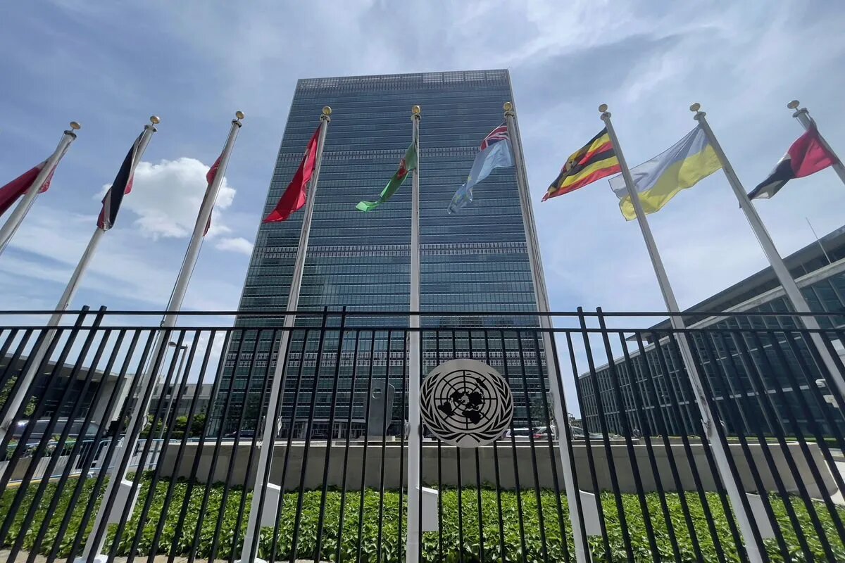 The United Nations headquarters building is seen on the East Side of Manhattan,in New York City. File photo / AFP
