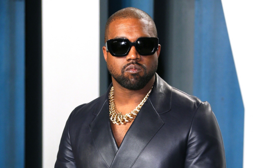 File photo: American Rapper Ye. AFP.