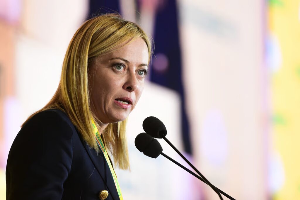  Italian Prime Minister Giorgia Meloni.  AFP