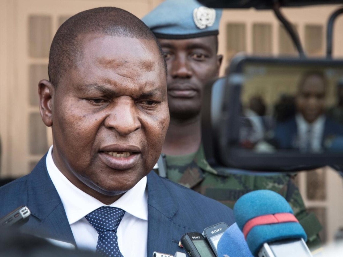 Central African Republic President Faustin-Archange Touadera.  AFP