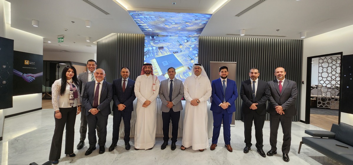 Officials of Qatar’s end-to-end managed IT services and solutions provider, Meeza.