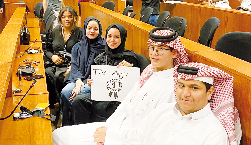 High school students attend the Future A&M Engineers (FAME) event at Texas A&M University at Qatar.
