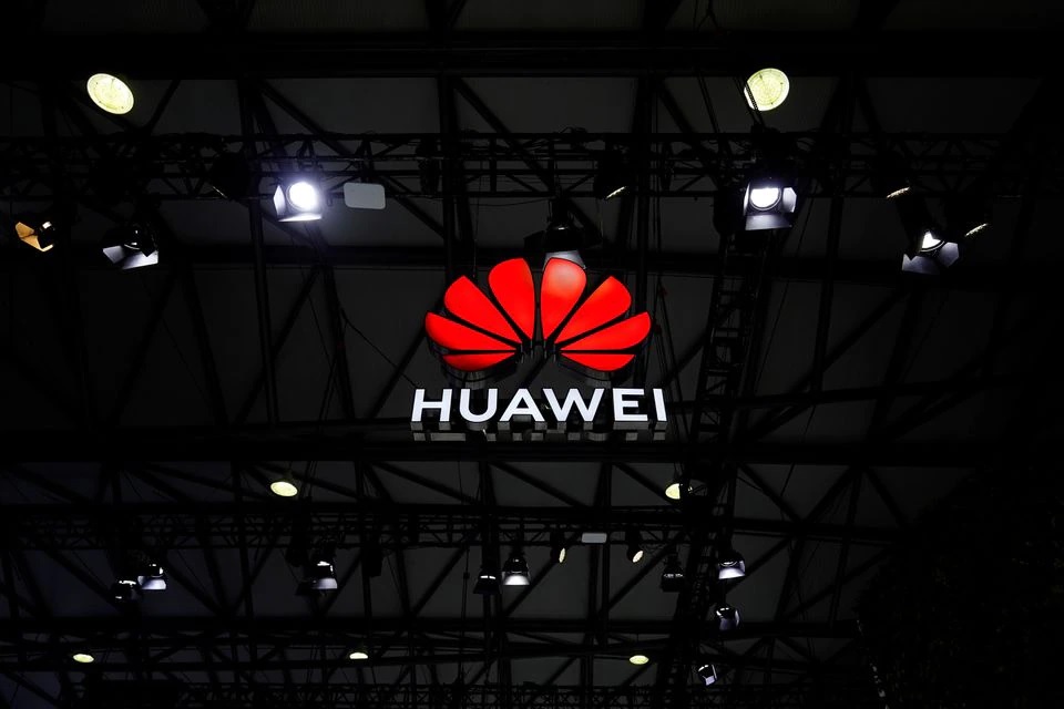 A Huawei logo is seen at the Mobile World Congress (MWC) in Shanghai, China February 23, 2021. REUTERS/Aly Song

