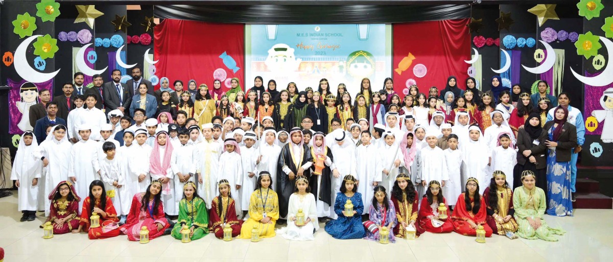 Students of MES Indian School during the Garangao Fest.