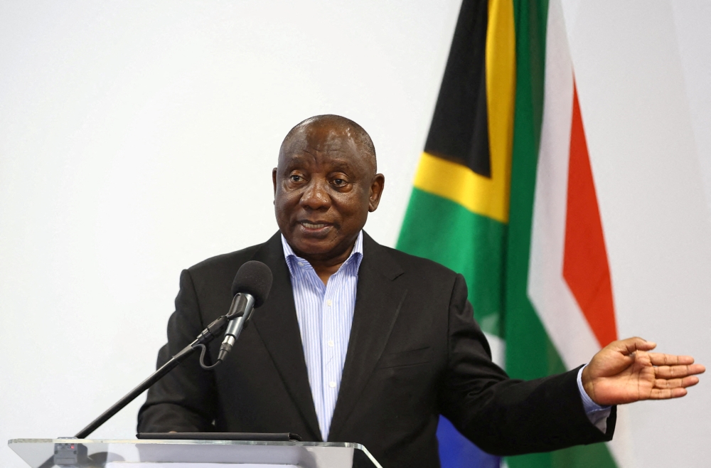 South Africa's President Cyril Ramaphosa. (File Photo / Reuters)