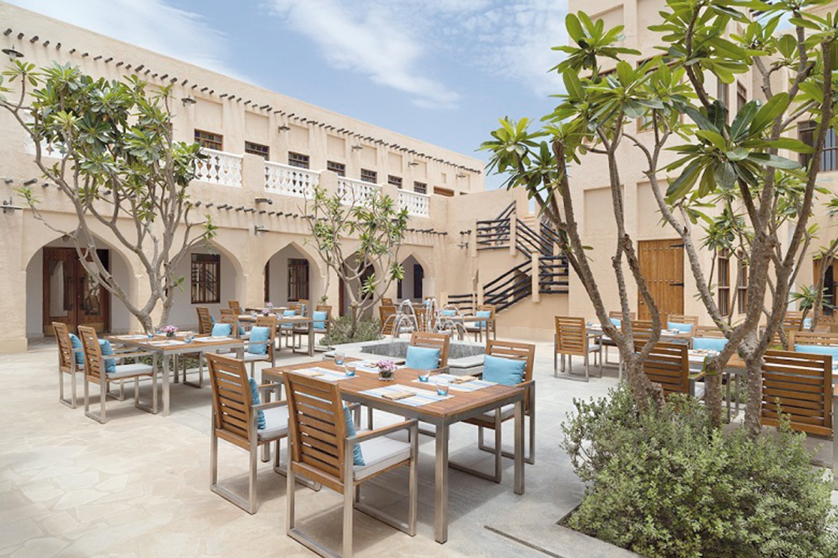 One of the restaurants at Souq Al Wakra Hotel.
