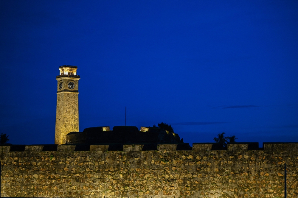 A general view of the Galle fort in Galle on April 27, 2023. (Photo by Ishara S. Kodikara / AFP)