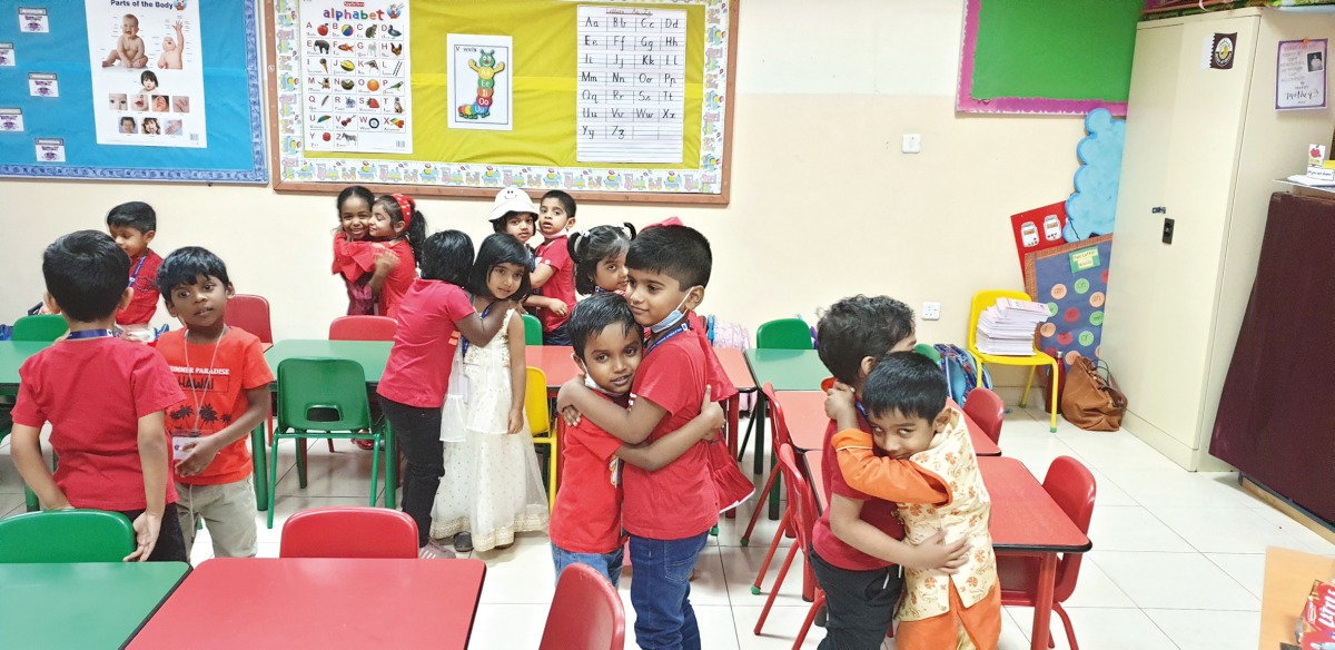 BPS students during an event to mark Eid Al Fitr and World Book/Red Day.