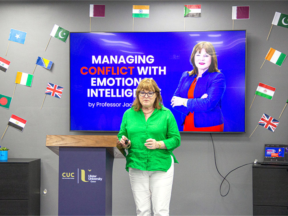 Jackie McCoy, Professor of Ulster University during the workshop.